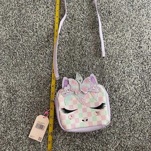 Purple & Pink Checkerboard Gwen Crossbody Bag